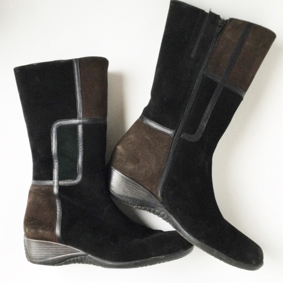 Aquaitalia suede boots size 7 - Picture 2 of 4